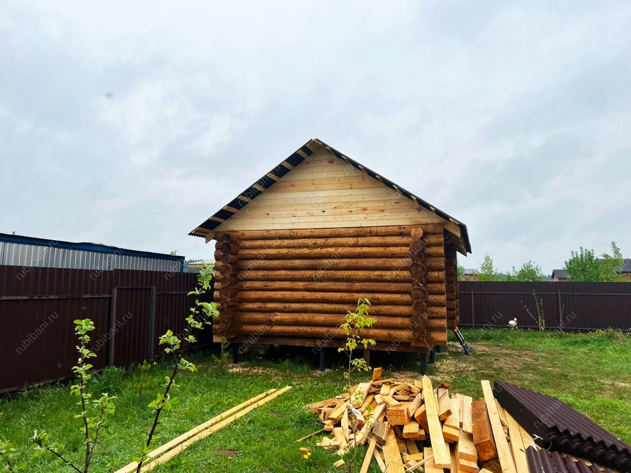 Сруб бани 6 на 4 в чашу — фото 7 Сруб бани 6 на 4 в чашу — фото 7