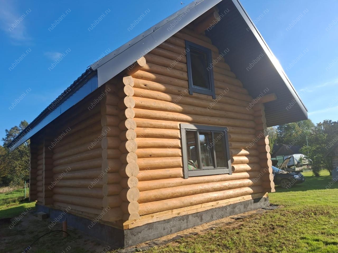 Дом 6 на 9 под ключ, сруб в чашу — фото 1 Дом 6 на 9 под ключ, сруб в чашу — фото 1