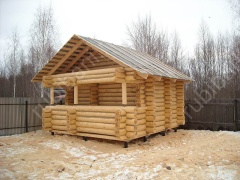 Баня 4 на 4 с парилкой 16 м²