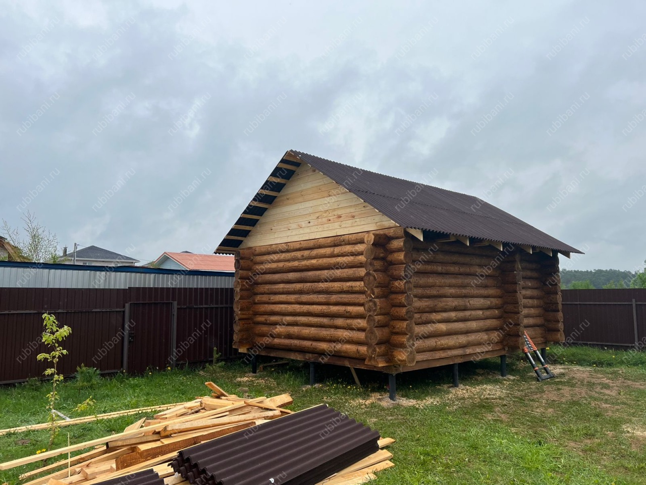 Сруб бани 6 на 4 в чашу — фото 3 Сруб бани 6 на 4 в чашу — фото 3
