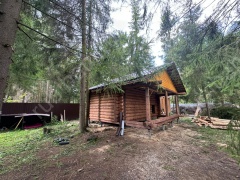 Баня 6×6 с террасой, 48 м²