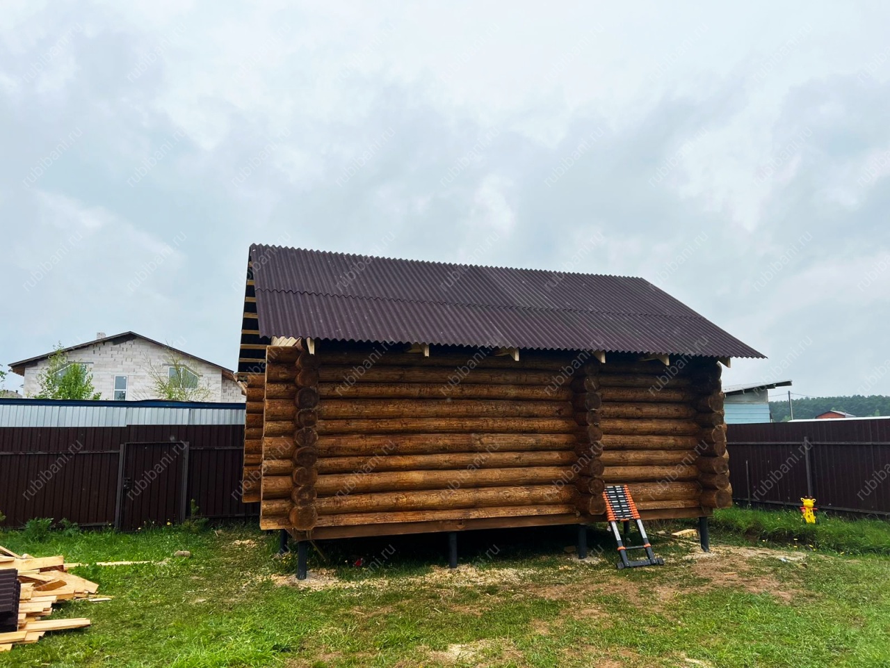 Сруб бани 6 на 4 в чашу — фото 5 Сруб бани 6 на 4 в чашу — фото 5