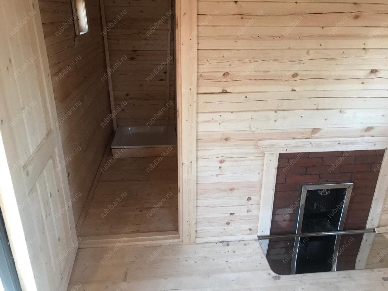 Баня из оцилиндрованного бревна — фото 19 Баня из оцилиндрованного бревна — фото 19