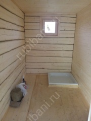 Баня 4×3 с террасой, 20 м²