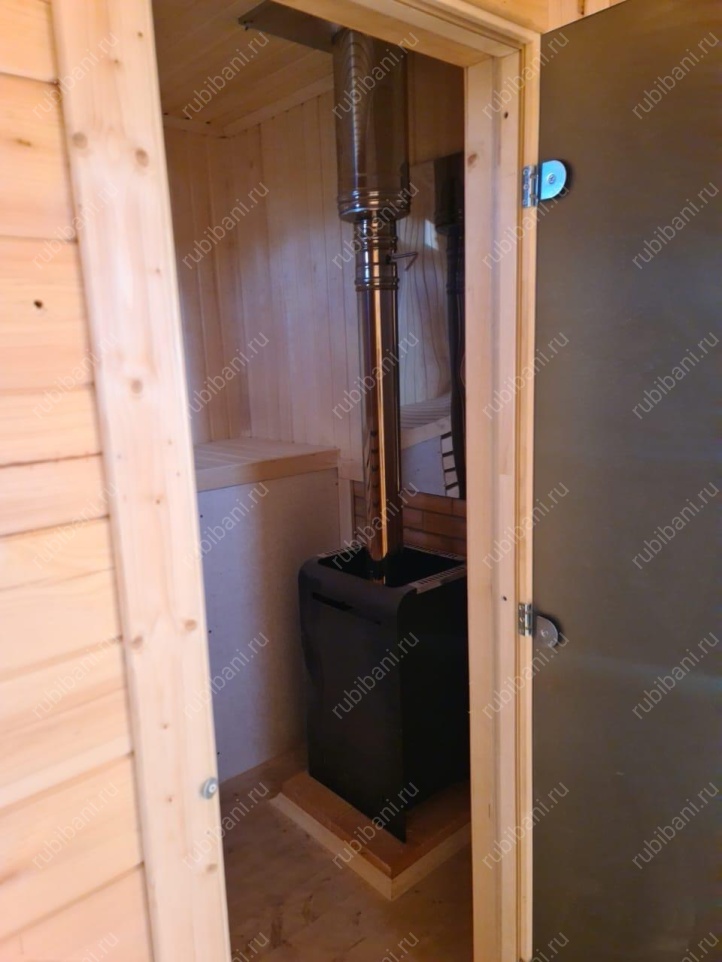 Баня под ключ 7х7 с крыльцом — фото 9 Баня под ключ 7х7 с крыльцом — фото 9