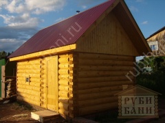 Баня 3 на 5 с туалетом 15 м²